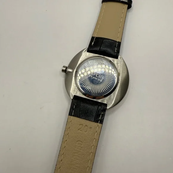 Simplify Black Band Unisex 1000 Series Silver Steel Case Watch (New Battery) - Picture 7 of 11